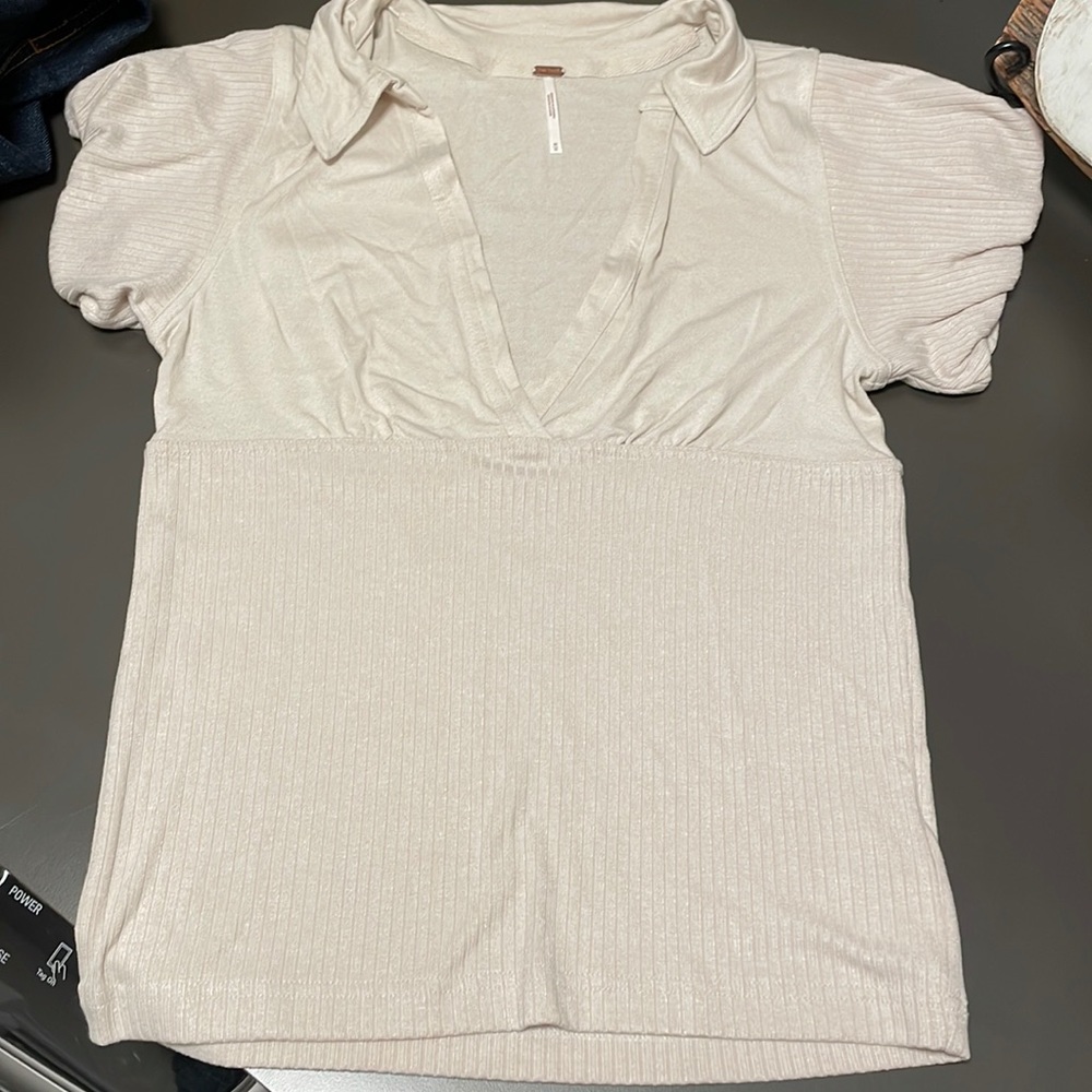 Free People Polo TShirt Size Med